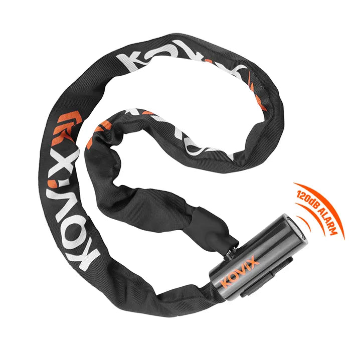 Kovix 8mm x 1200mm Alarm Chain Lock